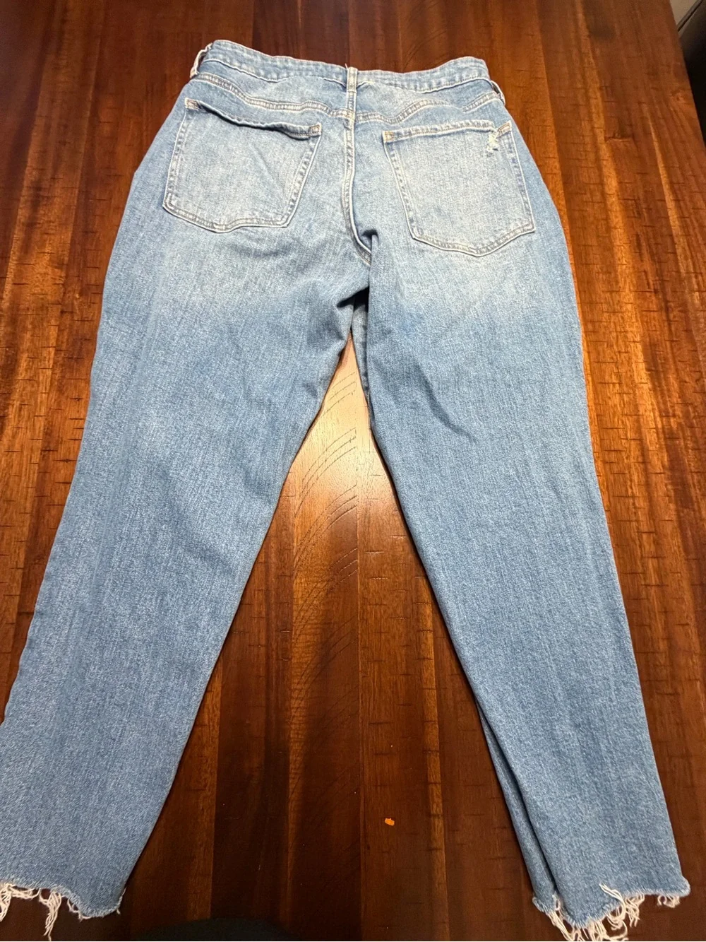 Old Navy Light Blue Distressed Boyfriend Jeans
